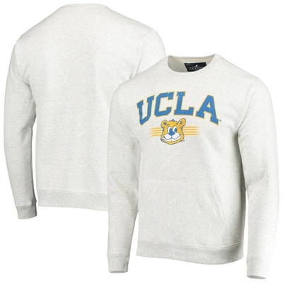 League Collegiate Wear Heathered Gray Ucla Bruins Upperclassman Pocket Pullover Sweatshirt