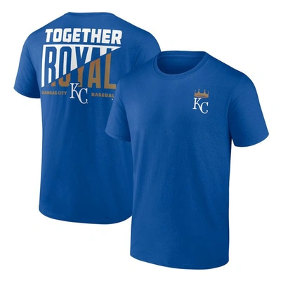Fanatics Branded Royal Kansas City Royals Hometown Collection Together T-shirt
