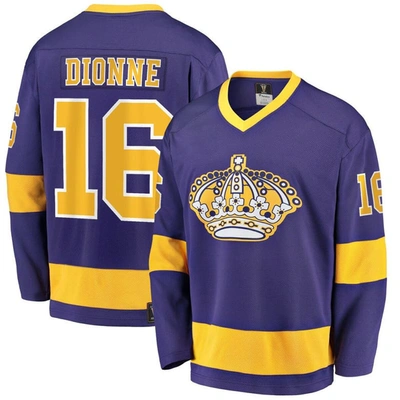 Fanatics Branded Marcel Dionne Purple Los Angeles Kings Premier Breakaway Retired Player Jersey