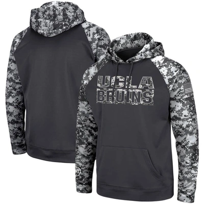 Colosseum Charcoal Ucla Bruins Oht Military Appreciation Digital Camo Pullover Hoodie