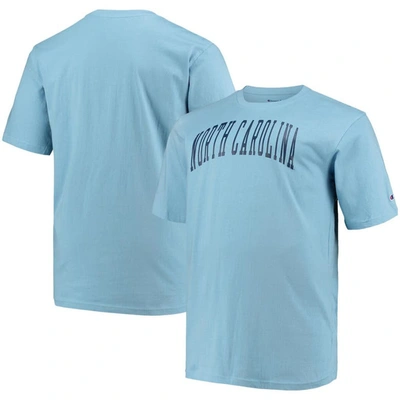 Champion Men's  Carolina Blue North Carolina Tar Heels Big And Tall Arch Team Logo T-shirt