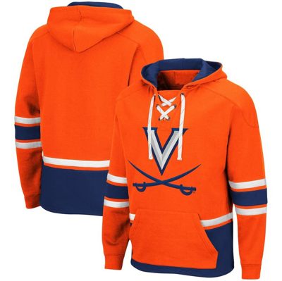 Colosseum Orange Virginia Cavaliers Lace Up 3.0 Pullover Hoodie