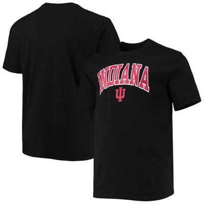 Champion Black Indiana Hoosiers Big & Tall Arch Over Wordmark T-shirt