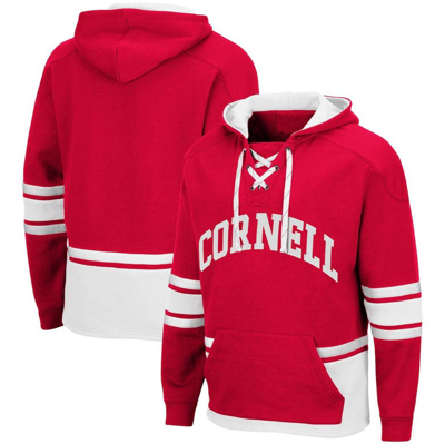 Colosseum Red Cornell Big Red Lace Up 3.0 Pullover Hoodie