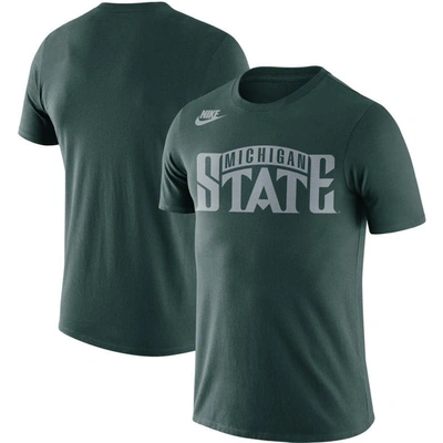 Nike Green Michigan State Spartans Basketball Retro 2-hit T-shirt