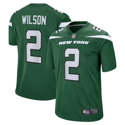 Nike Kids' Youth  Zach Wilson Gotham Green New York Jets Game Jersey