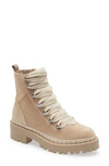 Steve Madden Rainier Platform Bootie In Sand Suede