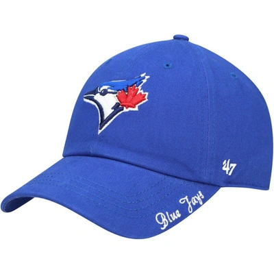 47 ' Royal Toronto Blue Jays Team Miata Clean Up Adjustable Hat