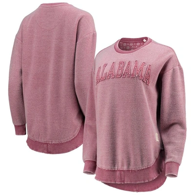 Pressbox Crimson Alabama Crimson Tide Ponchoville Pullover Sweatshirt