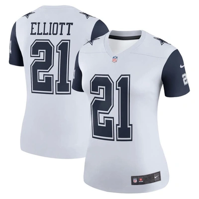 Nike Ezekiel Elliott White Dallas Cowboys Color Rush Legend Player Jersey