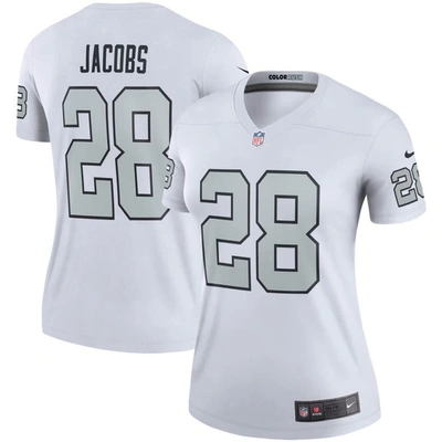Nike Josh Jacobs White Las Vegas Raiders Colour Rush Legend Player Jersey