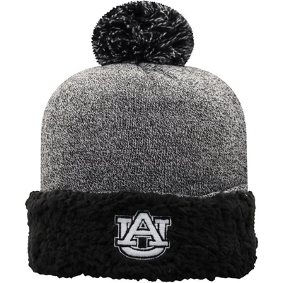 Top Of The World Women's Black Auburn Tigers Snug Cuffed Knit Hat With Pom