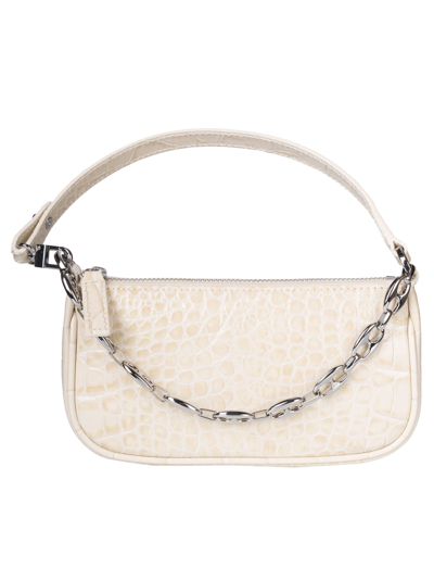 By Far Mini Rachel Shoulder Bag In Cream