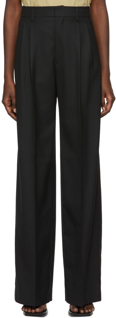 Filippa K Darcey Recycled-wool Trousers In Black