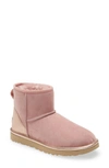 Ugg Classic Mini Ii Genuine Shearling Lined Boot In Shell Sparkle Spots