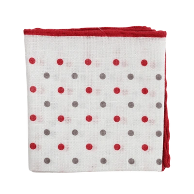 Brunello Cucinelli Polka Dot Pocket Square