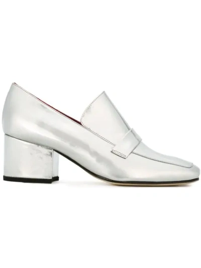 Dorateymur Turbojet Mirrored-leather Pumps In Silver