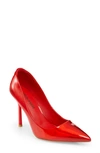 Jeffrey Campbell Trixy Pointed Toe Pump In Red Iridescent