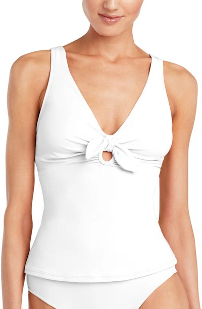 Robin Piccone Ava Tankini Top In White