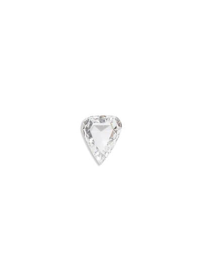 Loquet London Birthstone Charm - April 'forever' Diamond In White