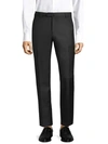 Isaia Gregory Basic Wool Trousers In Black