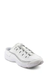 Easy Spirit Romy Mule Sneaker In White/ Light Silver