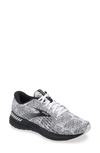 Brooks Adrenaline Gts 21 Running Shoe In White/ Grey/ Black