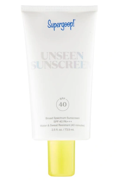 Supergoop ! Unseen Sunscreen Invisible Broad Spectrum Spf 40 Pa +++ 2.5 oz / 73.9 ml