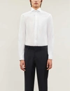 Eton Mens White Contemporary-fit Cotton-twill Shirt