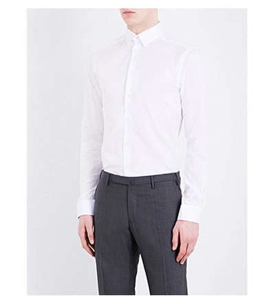 Eton Super Slim-fit Cotton-twill Shirt In White