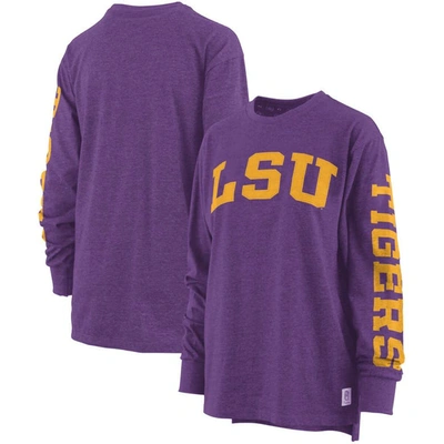 Pressbox Purple Lsu Tigers Two-hit Canyon Long Sleeve T-shirt