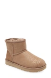 Ugg Classic Mini Ii Genuine Shearling Lined Boot In Beachwood Sparkle Spots