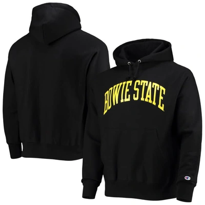 Champion Black Bowie State Bulldogs Tall Arch Pullover Hoodie