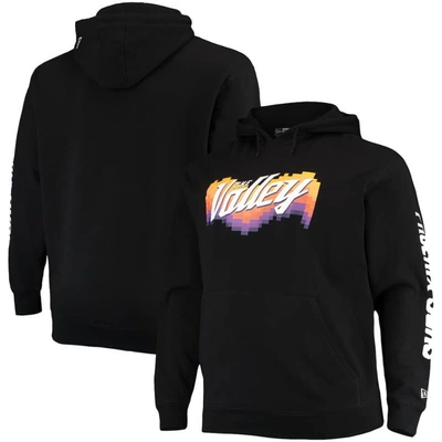 New Era Men's  Black Phoenix Suns 2021/22 City Edition Big And Tall Pullover Hoodie