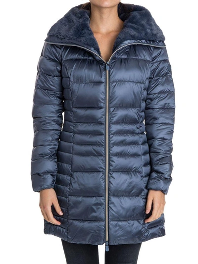 Save The Duck Down Jacket In Blue