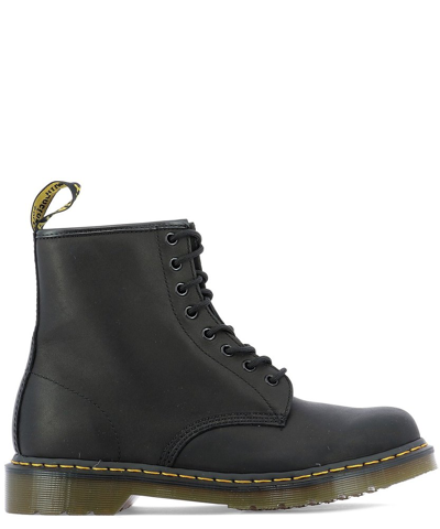 Dr. Martens' Dr. Martens Crewson Nubuck Leather Casual Boots Size 13.0 In Black