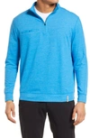 Black Clover Clyde Mock Neck Half-zip Pullover In Delirium