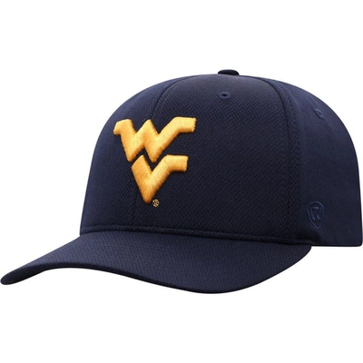 Top Of The World Navy West Virginia Mountaineers Reflex Logo Flex Hat