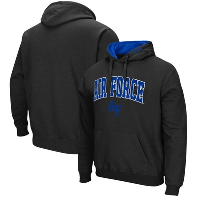 Colosseum Men's Black Air Force Falcons Arch Logo 3.0 Pullover Hoodie