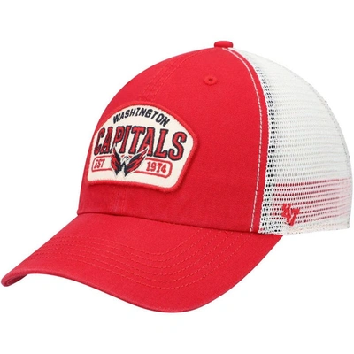47 ' Red Washington Capitals Penwald Trucker Snapback Hat