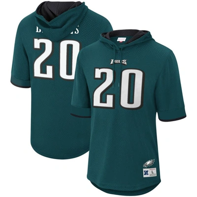 Mitchell & Ness Brian Dawkins Green Philadelphia Eagles Retired Player Mesh Name & Number Hoodie T-s