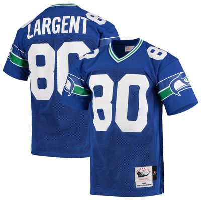 Mitchell & Ness Steve Largent Royal Seattle Seahawks 1985 Authentic Throwback Retired Player Jersey