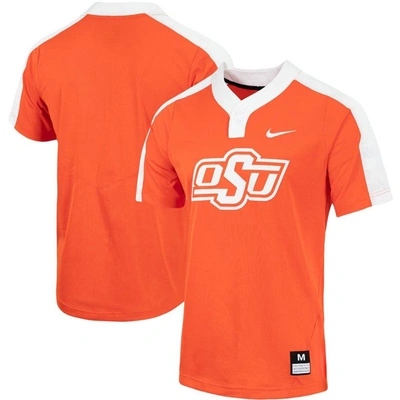 Nike Orange Oklahoma State Cowgirls Replica 2-button Softball Jersey