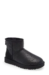 Ugg Classic Mini Ii Genuine Shearling Lined Boot In Black
