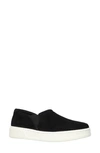 Bella Vita Maribel Slip-on Sneaker In Black Kidsuede Leather