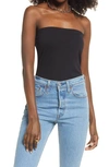 Open Edit Jersey Tube Top In Black