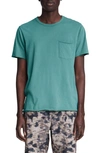 Rag & Bone Miles Pocket T-shirt In Teal