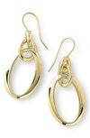 Ippolita Oval Link Drop Earrings In Z/dnugold