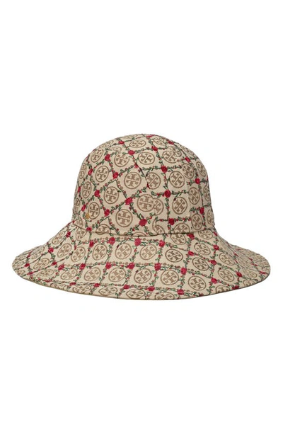Tory Burch Hazel Monogram Bucket Hat Tory Burch T Monogram Short-Brim Bucket Hat Hazel – Kicks  main image 2