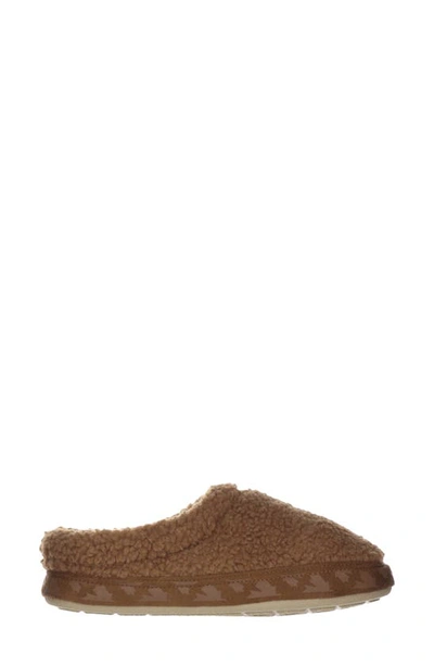Pajar Calia High Pile Fleece Slipper In Chestnut